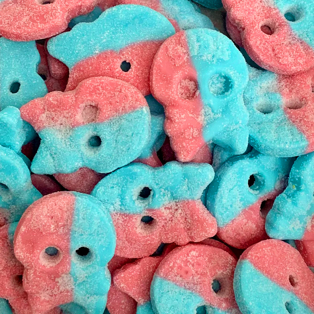 Bubs Sour Bubblegum Skulls (Gluten Free) (Gelatin Free)