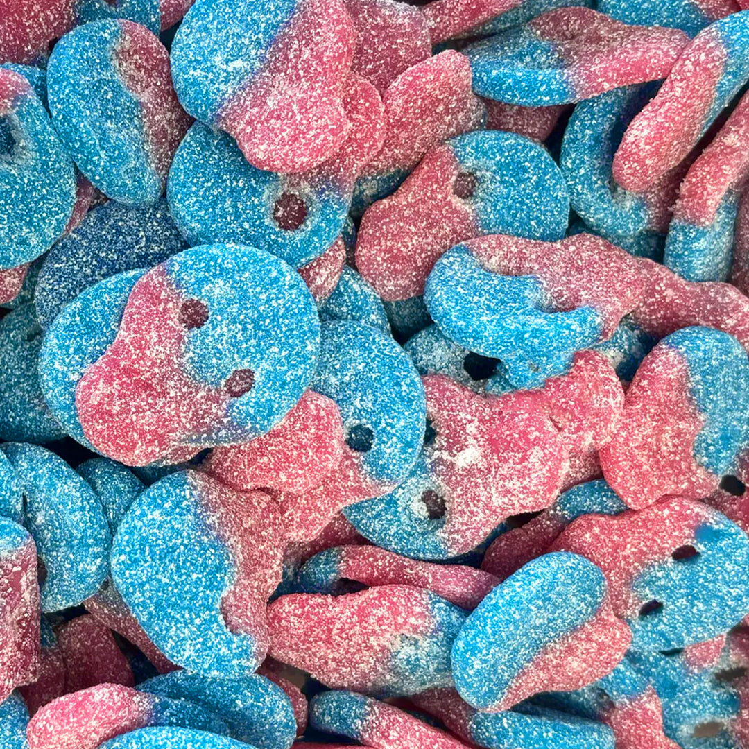 Sour Cotton Candy Skulls (Gelatin Free) (Gluten Free)