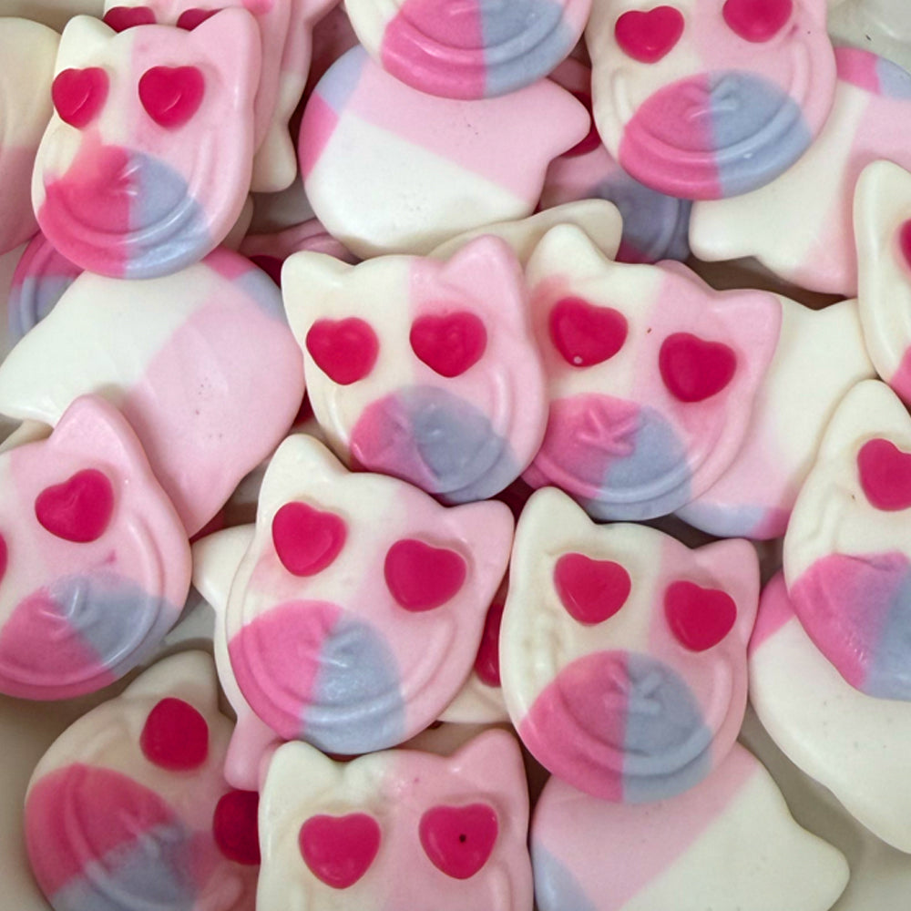 Foam Strawberry, Raspberry, Blackcurrant & Acai Kittens (Gluten Free) (Gelatin Free)