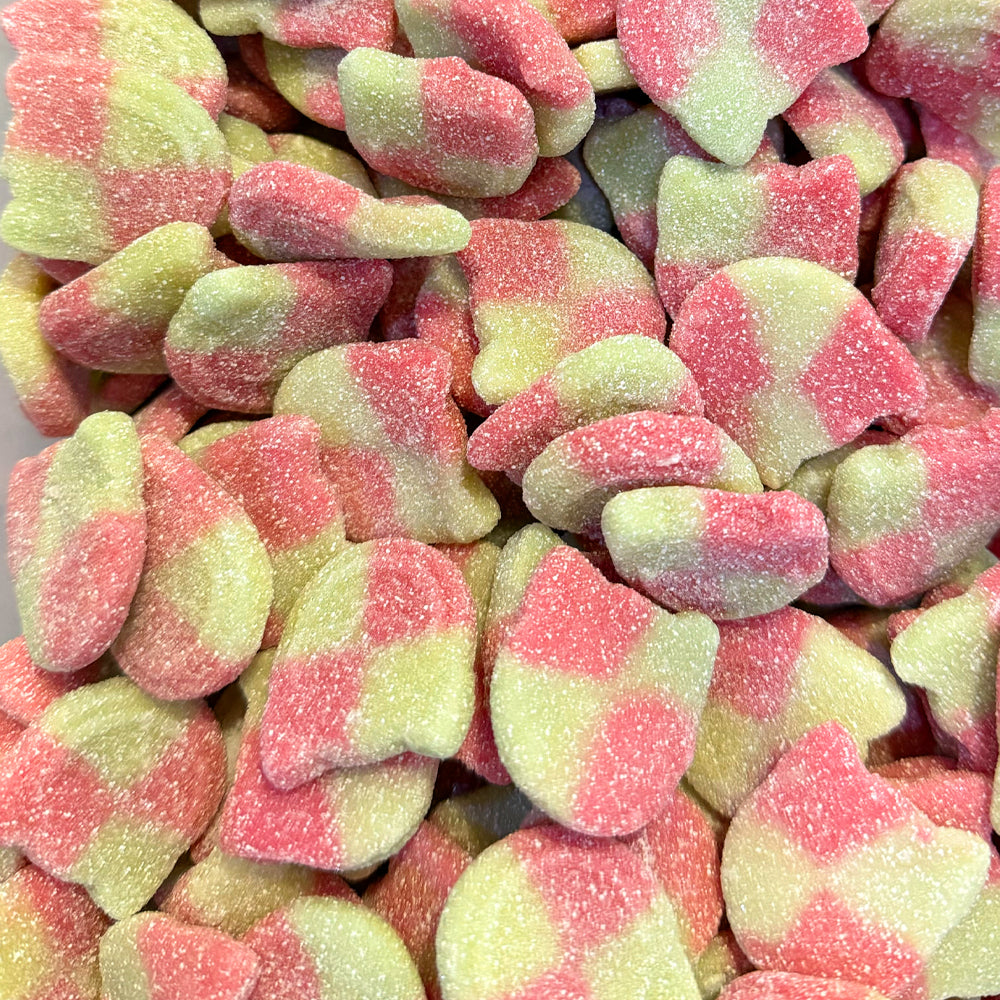 Sour Watermelon Foam Candy Kittens (Gelatin Free)