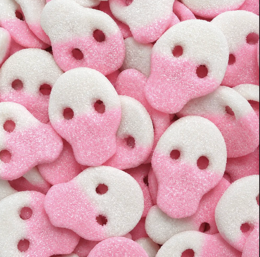 Calaveras Ácidas de Manzana (Sin Gluten) (Sin Gelatina)