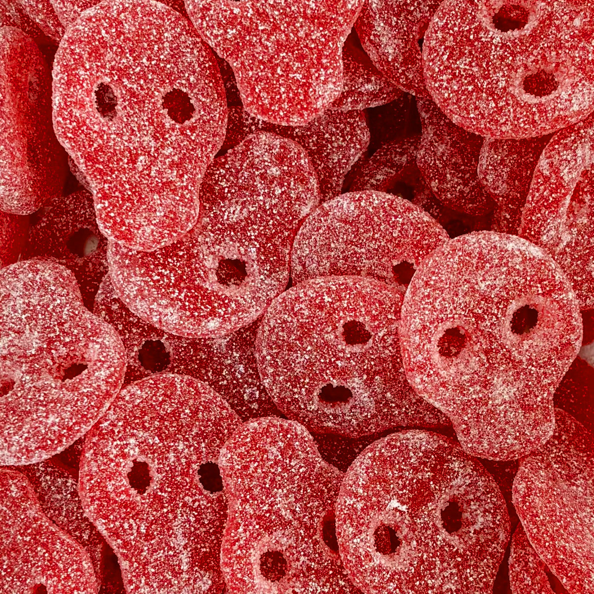 Sour Berry n' Peach Skulls (Gelatin Free) (Gluten Free)