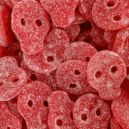 Sour Berry n' Peach Skulls (Gelatin Free) (Gluten Free)