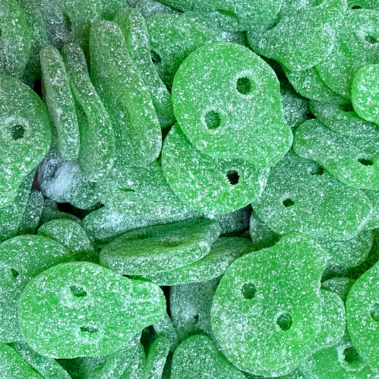 Calaveras Ácidas de Lima (Sin Gluten) (Sin Gelatina)