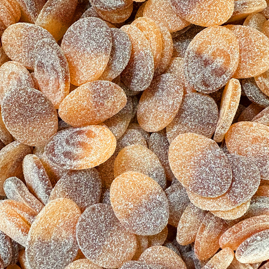 Sour Peach & Cola Ovals (Gelatin Free)