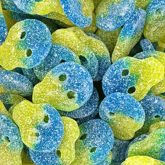 Sour Blueberry & Lemon Skulls (Gelatin Free) (Gluten Free)