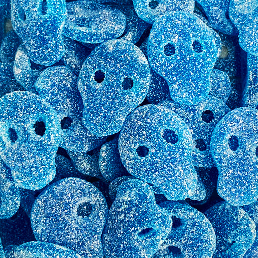 Sour Blueberry Skulls (Gelatin Free) (Gluten Free)